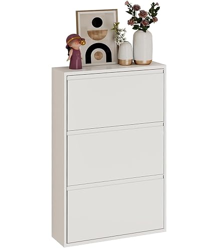 Amazon｜【3段超スリムシューズラック】幅65cm 靴箱 下駄箱 省スペース